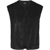 ONLY Gilet Onldana Mila Faux Fur Gilet Cc Otw 15373833 Black Dames Maat - S