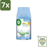 Air Wick 7 x - Luchtverfrisser Navulling - Fris Linnen & Lila - Automatische Spray - 250 ml - Grootverpakking - Luchtverfrisser - Frisheid - Geur - Geurverspreiding - Automatische Geur