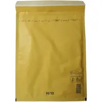 Netuno Luchtkussen enveloppen A4 - 18/H - 370 x 290 mm - 10 stuks - HK zelfklevend met plakstrip - Bruin -
