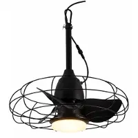 CristalRecord Plafondventilator Freshfan Ø 50 cm outdoor IP65 zwart