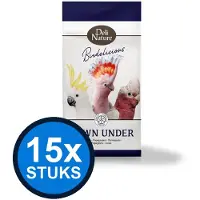 Deli Nature 15x - Birdelicious papegaaien down under 750gr - Vogelvoer - 750 g