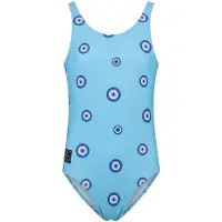 Son Of A Beach - Blauw Oog Meisjes Badpak - maat 110-116 - Blauw