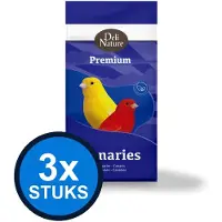 Deli Nature 3x - Premium kanaries 1kg - Vogelvoer - 1 kg