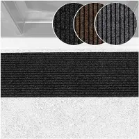 ANRO Mischa Deurmat Zwart 120x40 cm - Antislip - Rubberen rug
