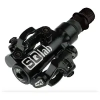 Sqlab Pedalen MTB Klikpedaal 511 - L - Fietspedalen met Klikfunctie - +8 mm - SPD-schoenplaatjes - Instelbare Hardheid - Lang - Zwart