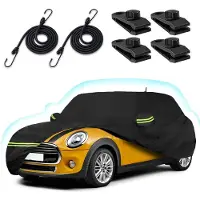Famanu – Waterdichte autohoes voor 2002-2024 Mini Cooper/Cooper S/Hardtop/Cabriolet 2-deurs, met katoenen voering en winddichte eigenschappen