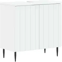 vidaXL Wastafel kabinet voor de badkamer ZWOLLE Wit