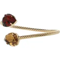 Otazu Classic Drop Bracelet Topaz Brown Maat: OS | Armbanden Outlet | Dames | Goud