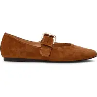 Steve madden Zarah Flat Shoes Chestnut Suede Size: 37 | Ballerina Shoes Outlet | Dames | Bruin