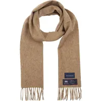 Suitable Sjaal Ruit Merino Wol Beige -