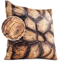 ANRO Hout Sierkussen 50x50 cm - Velours - Inclusief vulling