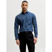 Jack & Jones Overhemd 'JPRBLAParker' donkerblauw