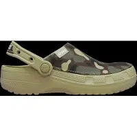Crocs Klomp Unisex Classic Crafted Camo Clog Tac Green-Schoenmaat 37 - 38