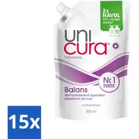 Unicura 15 x – Vloeibare Handzeep Navulling – Balans – 500 ml - Kabel - Kabels - Kabelsysteem - Kabelsysteem