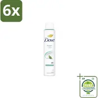 Dove – Deodorant Spray – Fresh Care – 200 ml - Voordeelverpakking - 6 stuks - Anti-transpirant spray - Zweetvermindering