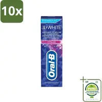 Oral-B 10 x - 3D White Vitalize - Tandpasta - Whitening - 75 ml - Grootverpakking - Tandpasta Whitening - Tanden Versterken - Glazuur Beschermen - Tanden Reinigen - Mondgezondheid