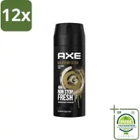 Axe - Deodorant Bodyspray - 48hrs Non Stop Fresh - Gold Temptation - Gold Amber - 150 ml - Voordeelverpakking - 12 stuks - gold temptation - Deodorant bodyspray