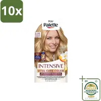 Schwarzkopf 10 x Poly Palette – Haarverf – 9-40 Natuurlijk Beigeblond – 115 ml - Grootverpakking - Natuurlijk Blond - Beigeblond - Grijsdekking - Haarverzorging - Haarversterking