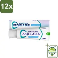 Sensodyne - Tandpasta - Proglasur Gentle Whitening - Verheldert Glazuur - 75 ml - Voordeelverpakking - 12 stuks - Tandpasta - Tandpasta whitening
