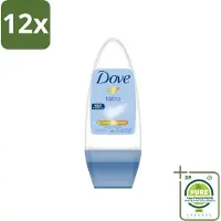 Dove - Deodorant - Roll-on Talco - Subtiele en zachte geur - 50 ml - Voordeelverpakking - 12 stuks - Talco Roll-on - Talco deodorant