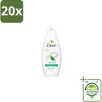 Dove 20 x – Douchegel – Fresh Care – 250 ml - Grootverpakking - Douchegel - Fris - Schone Huid - Huid Reinigen - Huid Hydrateren