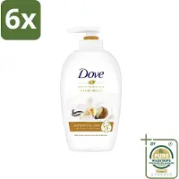 Dove - Handzeep - Pampering Care - Verzachtend - 250 ml - Voordeelverpakking - 6 stuks - Hydraterende handzeep - Zachte handen