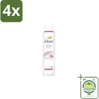 Dove – Deodorant Spray – Floral Fresh – 200 ml - Voordeelverpakking - 4 stuks - Anti-transpirant spray - Zweetvermindering