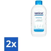Sanicur 2 x – Bad & Douchegel – Original – 1000 ml - Bad En Douche Gel - Huidverzorging - Vochtregulerend - PH-huidneutraal - Huidbeschermend