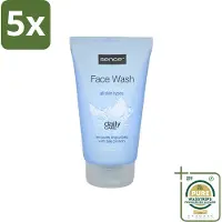 Sence 5 x - Alle Huidtypes - Face Wash - Verfrissend - 150 ml - Grootverpakking - Face Wash - Huid Reinigen - Huid Verzorgen - Huid Verfrissen - Zijdeproteïne