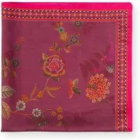 Pip studio - Sjaal - Bodhi Flower - Rood - 53x53cm