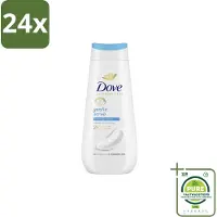 Dove – Douchegel – Advanced Care Gentle Scrub – 225 ml - Voordeelverpakking - 24 stuks - Douchegel - Exfoliatie