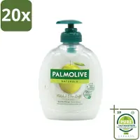 Palmolive 20 x Naturals - Handzeep - Melk & Olijf - 300 ml - Grootverpakking - Handzeep Melk En Olijf - Natuurlijke Handzeep - Handen Verzorgen - Melkproteïnen - Olijfextract