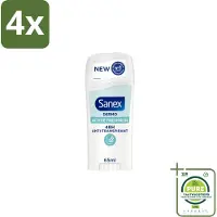 Sanex – Deodorant Stick – Dermo Active Freshness – 65 ml - Voordeelverpakking - 4 stuks - Deodorantstick - Frisheid