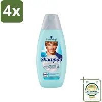 Schwarzkopf - Shampoo Anti-Roos - Tegen Schilfers & Jeuk - 400 ml - Voordeelverpakking - 4 stuks - Jeuk verlichting - Schilfers bestrijding