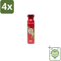 Old Spice – Deospray – Citron – 150 ml - Voordeelverpakking - 4 stuks - Citroen Deo Spray - Citroen Geur