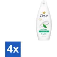Dove 4 x – Douchegel – Fresh Care – 250 ml - Douchegel - Fris - Schone Huid - Huid Reinigen - Huid Hydrateren