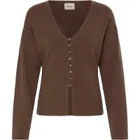 Fransa Gebreid vest bruin