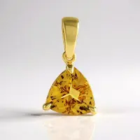 Cavill - Zilveren Hanger - Verguld 925 Sterling Zilver - Braziliaanse Scapoliet 1,23 ct Triljant Geslepen - Elegante Dameskleding - Stijlvol Sieraad