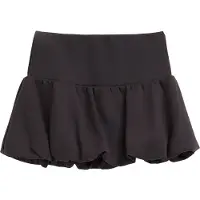 We fashion korte ballonrok - zwart Meisjes Polyester Effen - maat 110/116