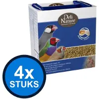 Deli Nature 4x - eivoer vet tropische vogels 1kg - Vogelvoer - 1 kg