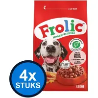 Frolic 4x - droog rund 1,5kg - Hondenvoer - 1.5 kg