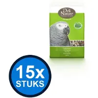 Deli Nature 15x - Premium papegaaien 800gr - Vogelvoer - 800 g