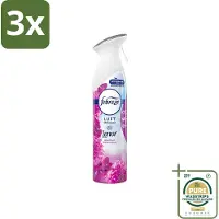 Febreze 3 x Amethist Luchtverfrisser Spray - Frisse Bloemen Geur - 300ml - Grootverpakking - Luchtverfrisser - Geurverwijdering - Frisse Geur - Amethyst - Amethyst Bloesem Droom
