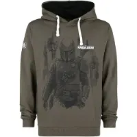 Star Wars - Disney Trui met capuchon - The Mandalorian - Bounty Hunter - S tot 5XL - voor Mannen - kaki | Maat 4XL
