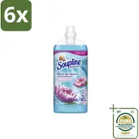 Soupline – Wasverzachter – Nevel van Frisheid – 1,35 L - Voordeelverpakking - 6 stuks - Wasbeurt - Kleding verzorgen