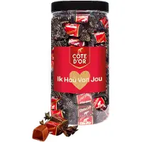 Côte d'Or Chokotoff chocolademix puur & melk "Ik Hou Van Jou" - chocolade met toffee - 800g