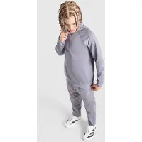Adidas Poly Pipe 1/4 Zip Tracksuit Junior - Grijs - Kind, Grijs