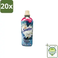Soupline 20 x – Wasverzachter – Energie Jasmijn & Witte Bloemen – 950 ml - Grootverpakking - Wasverzachter - Jasmijn - Witte Bloemen - Frisse Geur - Energie