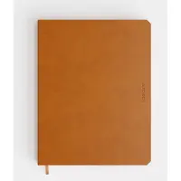 De KEMPEN - Agenda 2027 - Weekly Planner - Vlakliggend - Marmeren Schutblad - Large 17.1 x 22 cm - Atlas/Cognac