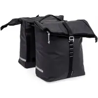 New Looxs Cantos Double MIK 2.0 – Dubbele Fietstas - Geschikt voor elke Bagagedrager- Ook voor Electrische Fietsen – 36 liter – Afneembare Fietstas voor MIK Bagagedrager - Zwart